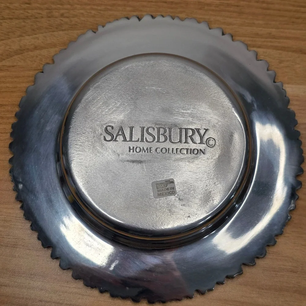 Salisbury Fine Metal Artisans Home Collection Petals Wine Coaster With Box